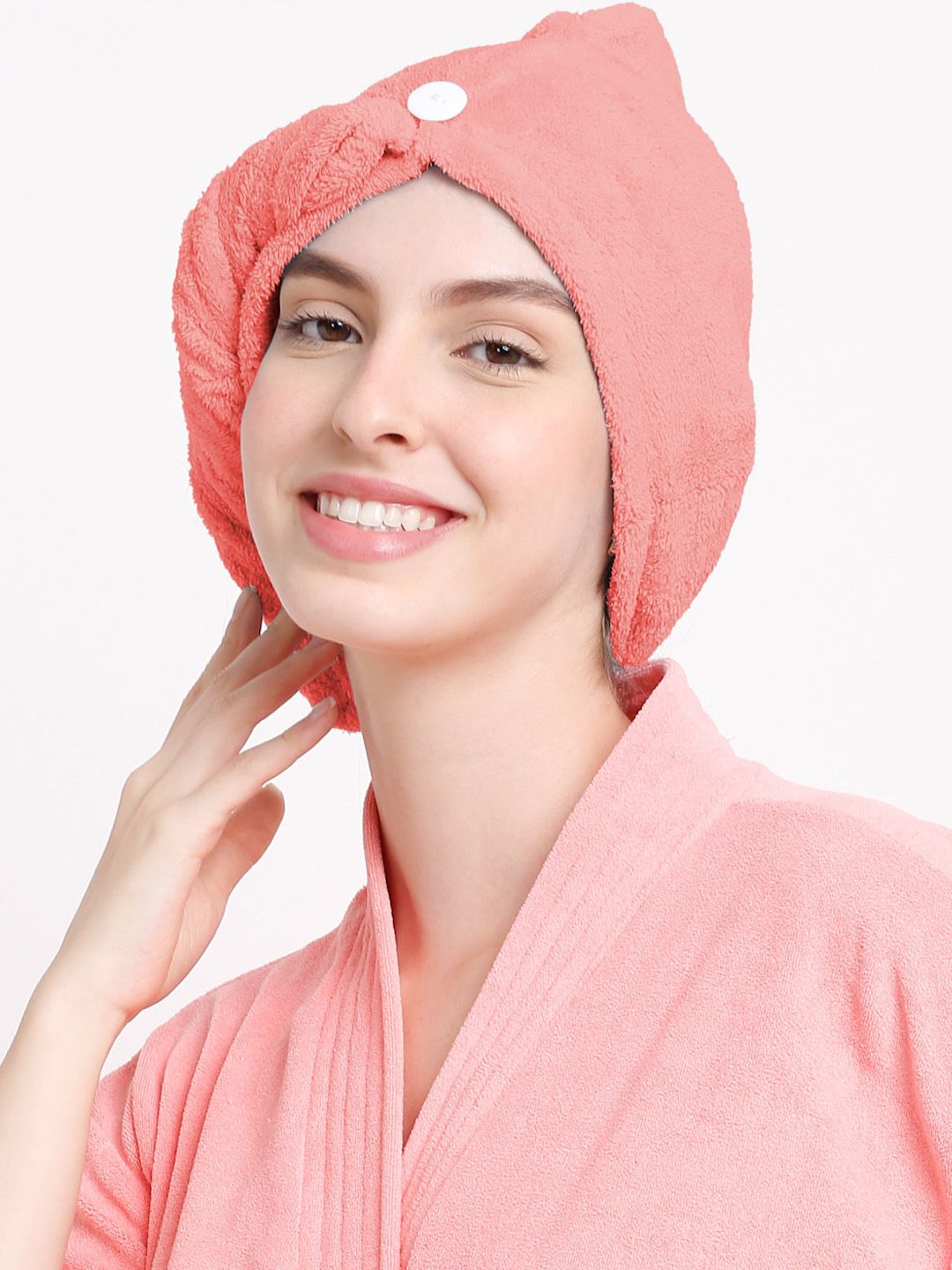 Cortina Pink Solid Bath Towel-image-0