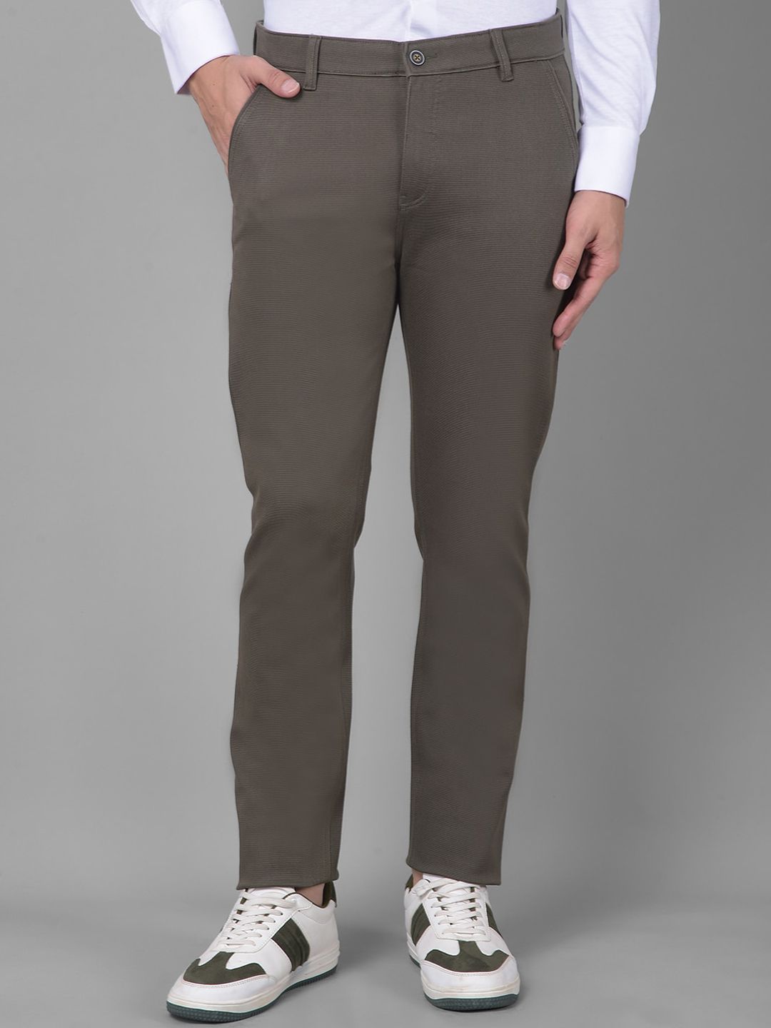 Crimsoune Club Men Original Slim Fit Mid Rise Regular Trousers-picture-38