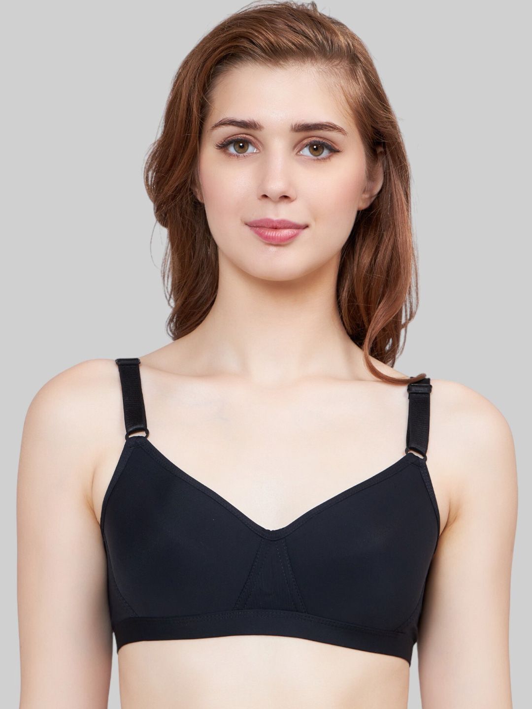 PLUMBURY Medium Coverage Lightly Padded Rapid-Dry T-shirt Bra