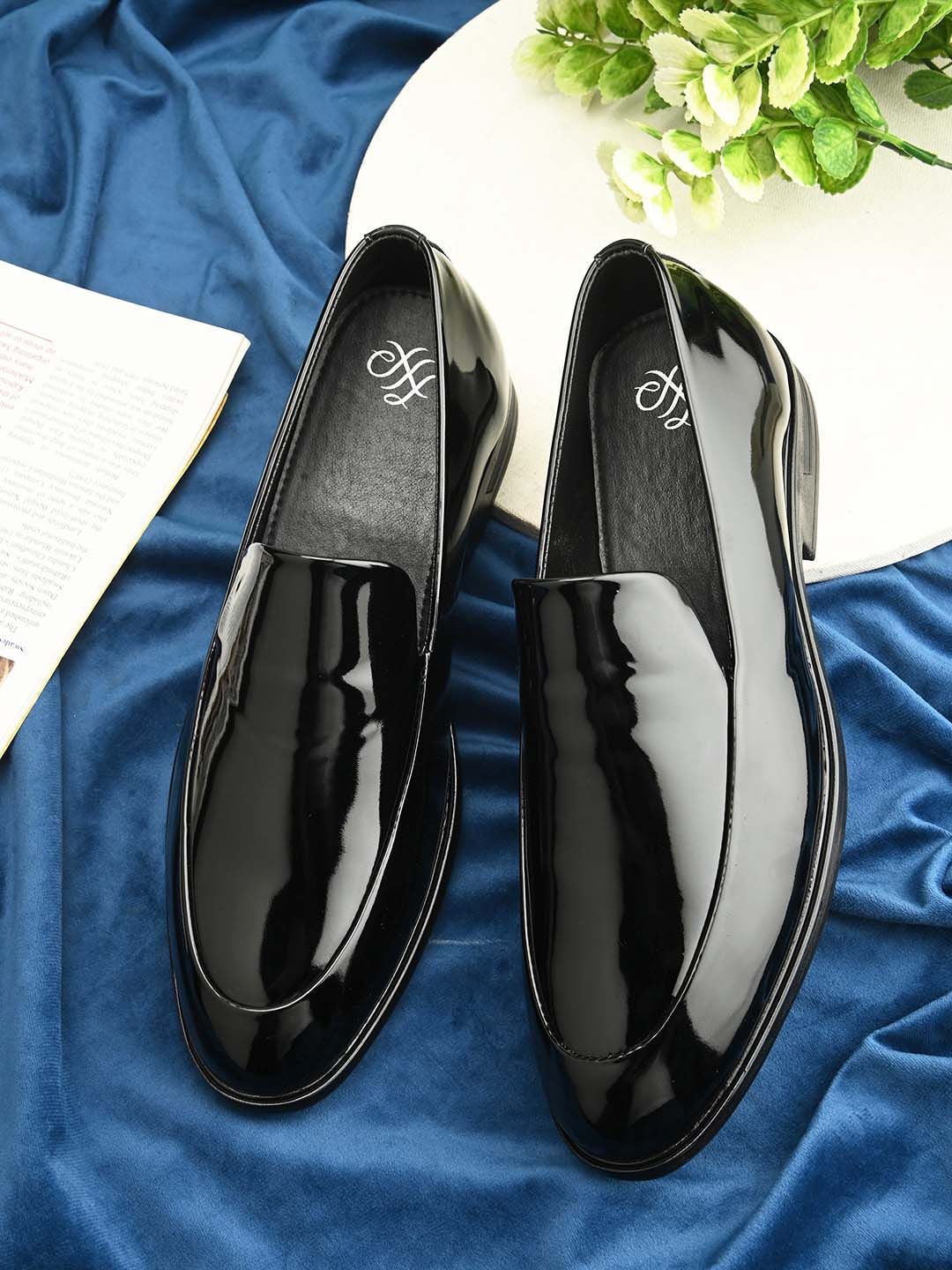 House of Pataudi Men Slip On Formal Loafers-picture-34