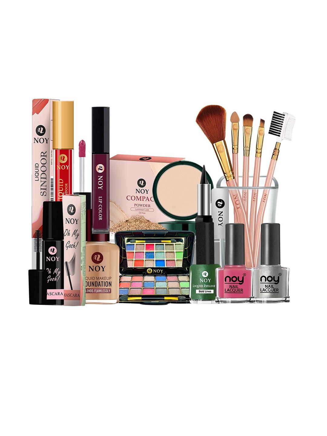 NOY Set Of 15 Luxurious Beauty Makeup Gift Combo - 1298-image-27