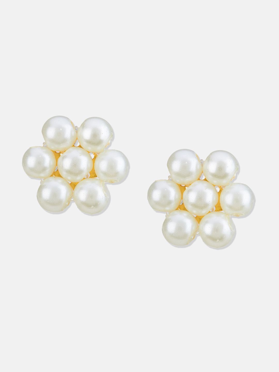 ATIBELLE Gold-Plated Pearl-Beaded Jewellery Set