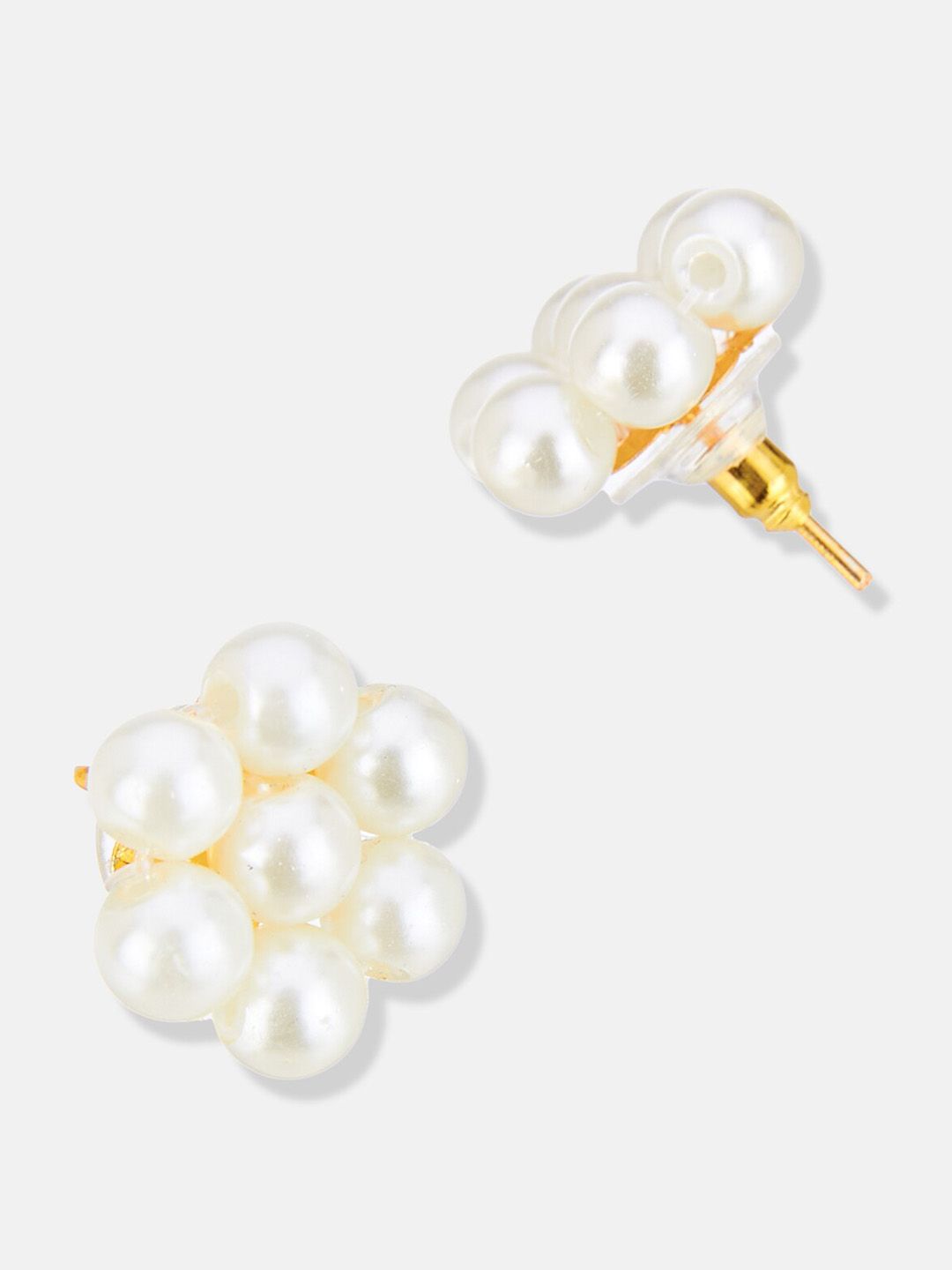 ATIBELLE Gold-Plated Pearl-Beaded Jewellery Set