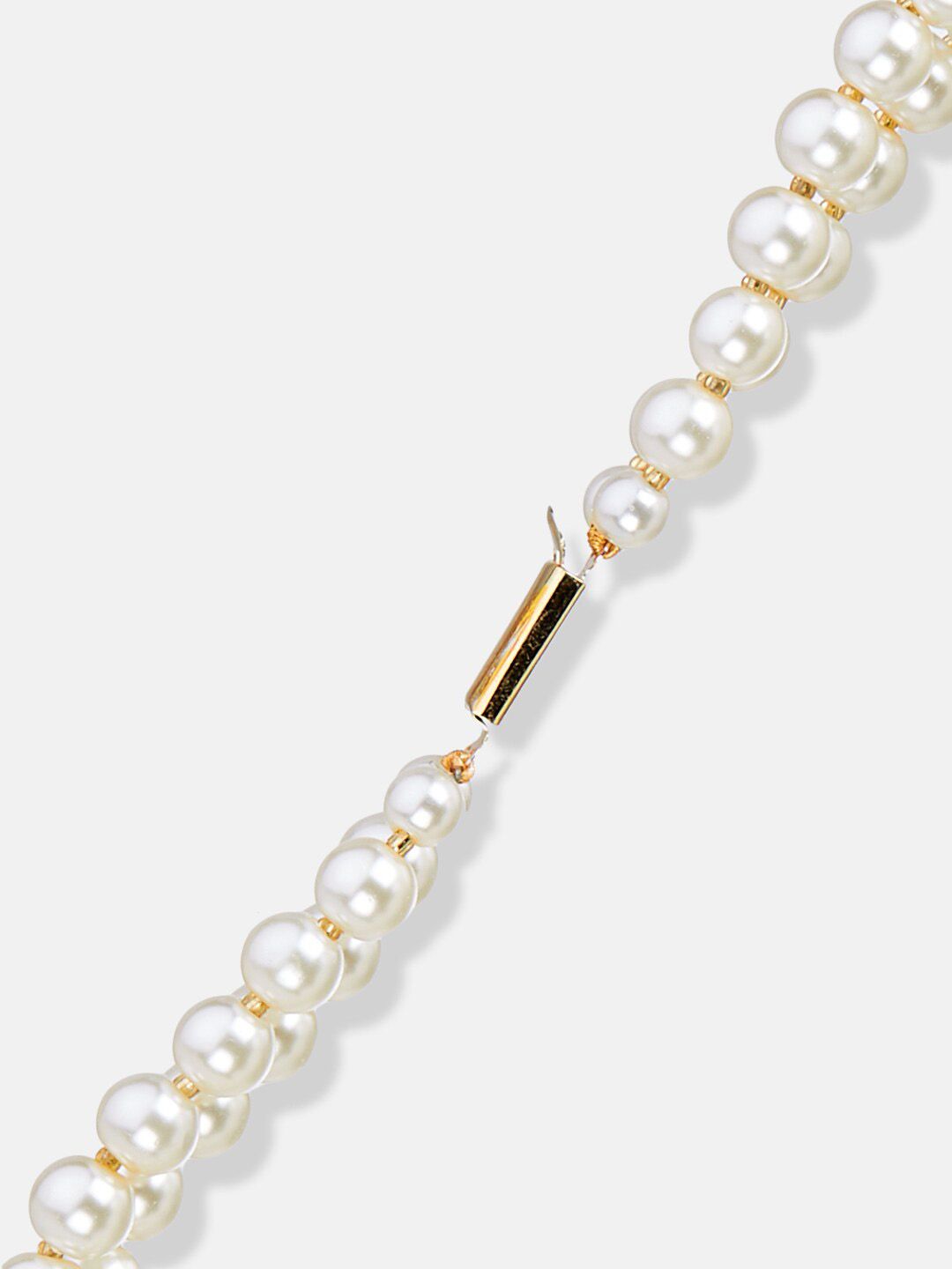 ATIBELLE Gold-Plated Pearl-Beaded Jewellery Set