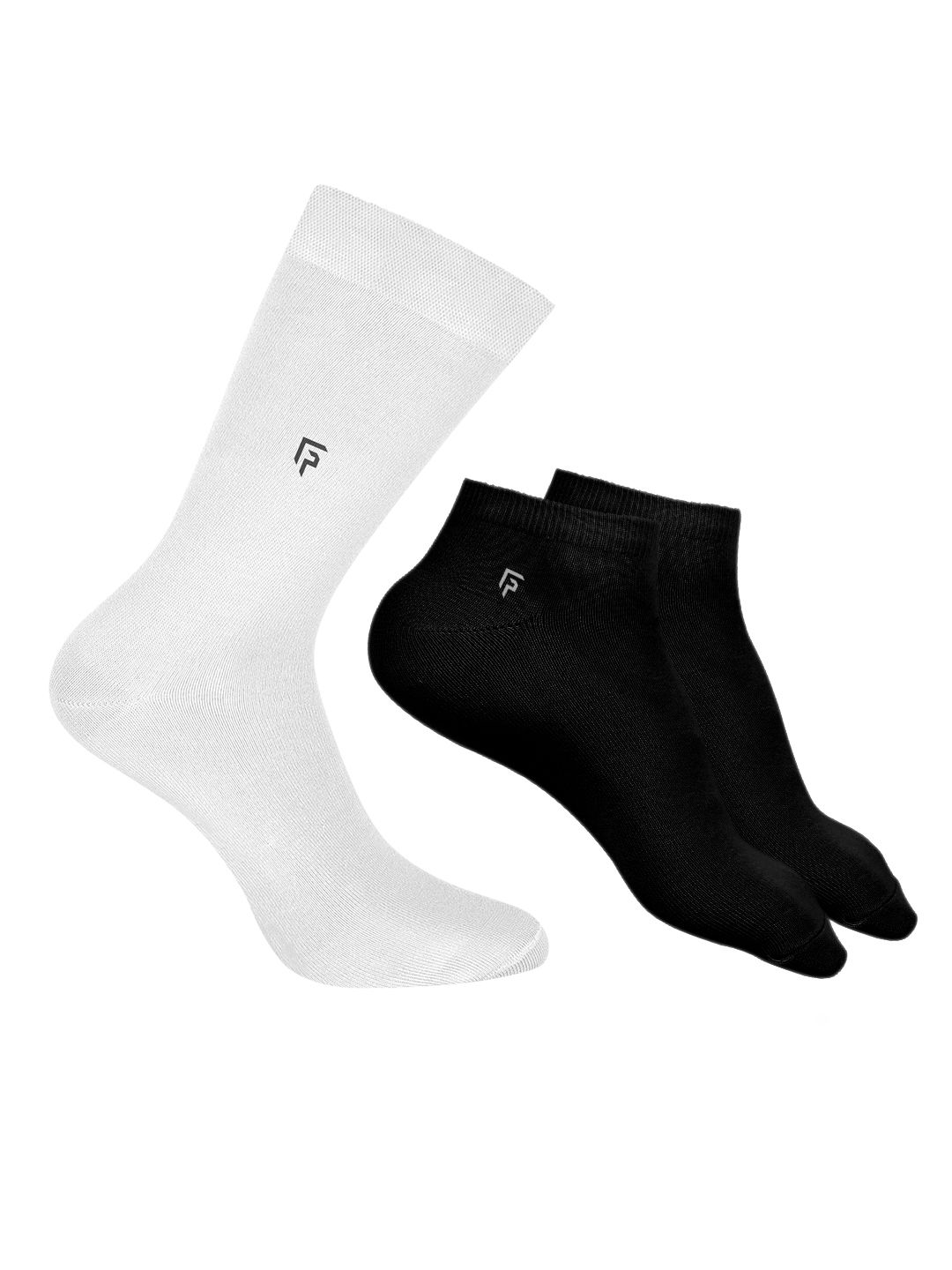 FOOTPRINTS Men Pack Of 3 Organic Cotton & Bamboo Anti-Odour Ankle Length Socks-picture-25