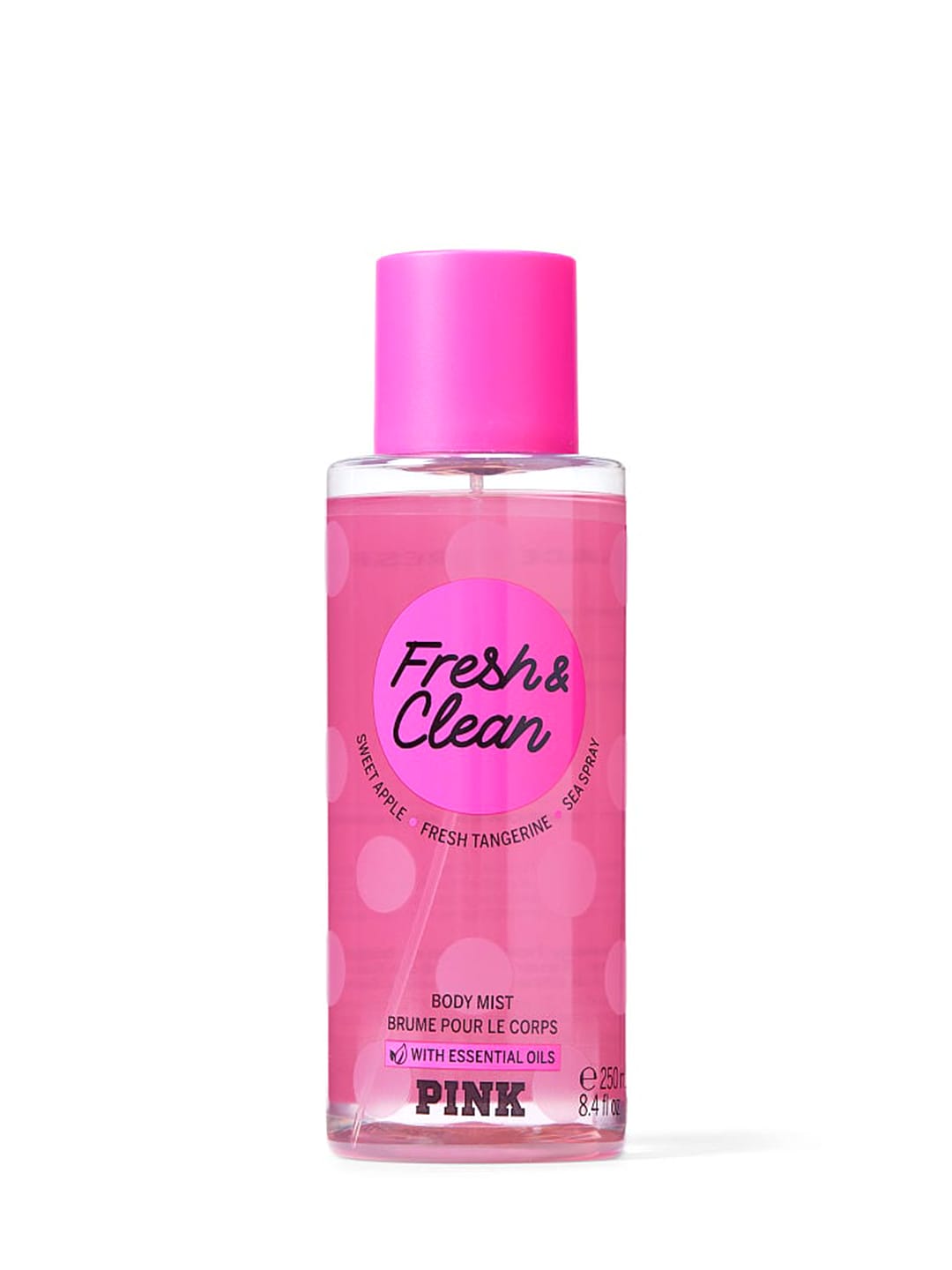 Victoria's Secret Women Fresh And Clean Scents X Pink Body Mist 250 ml