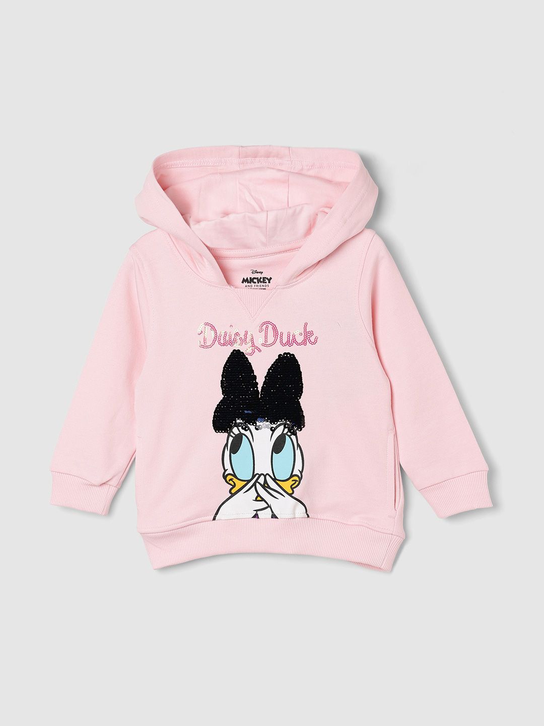 max Girls Daisy Duck Printed Pure Cotton Sweatshirt-picture-13