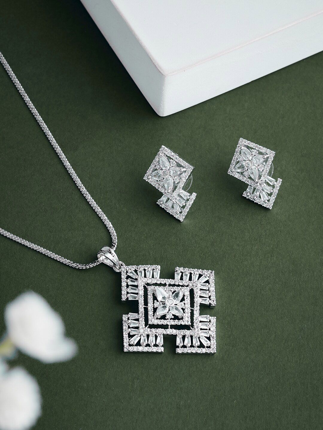 ATIBELLE Sliver Plated Jewellery Set