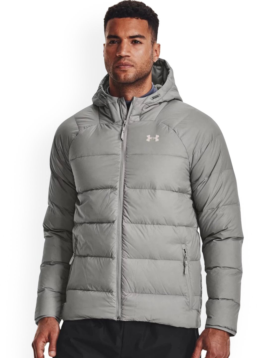 Under Armour Meridian Grey Muscle Fit Training Jacket
