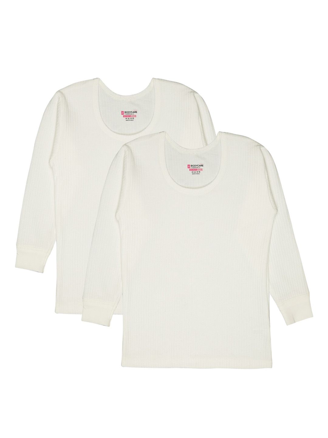 BODYCARE INSIDER Kids Pack Of 2 Round Neck Thermal Tops-picture-21