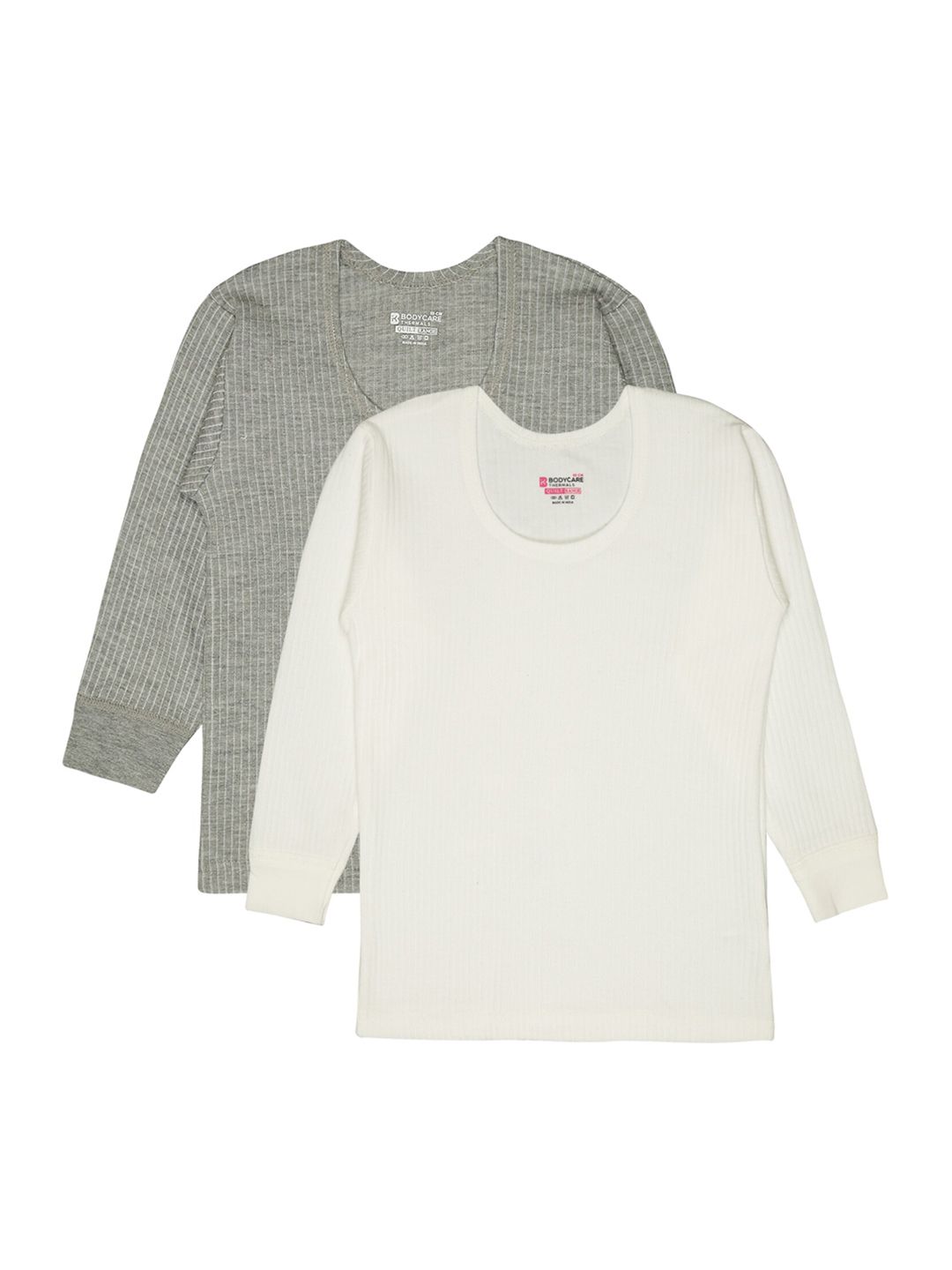 BODYCARE INSIDER Kids Pack Of 2 Round Neck Full Sleeves Thermal Tops-picture-37