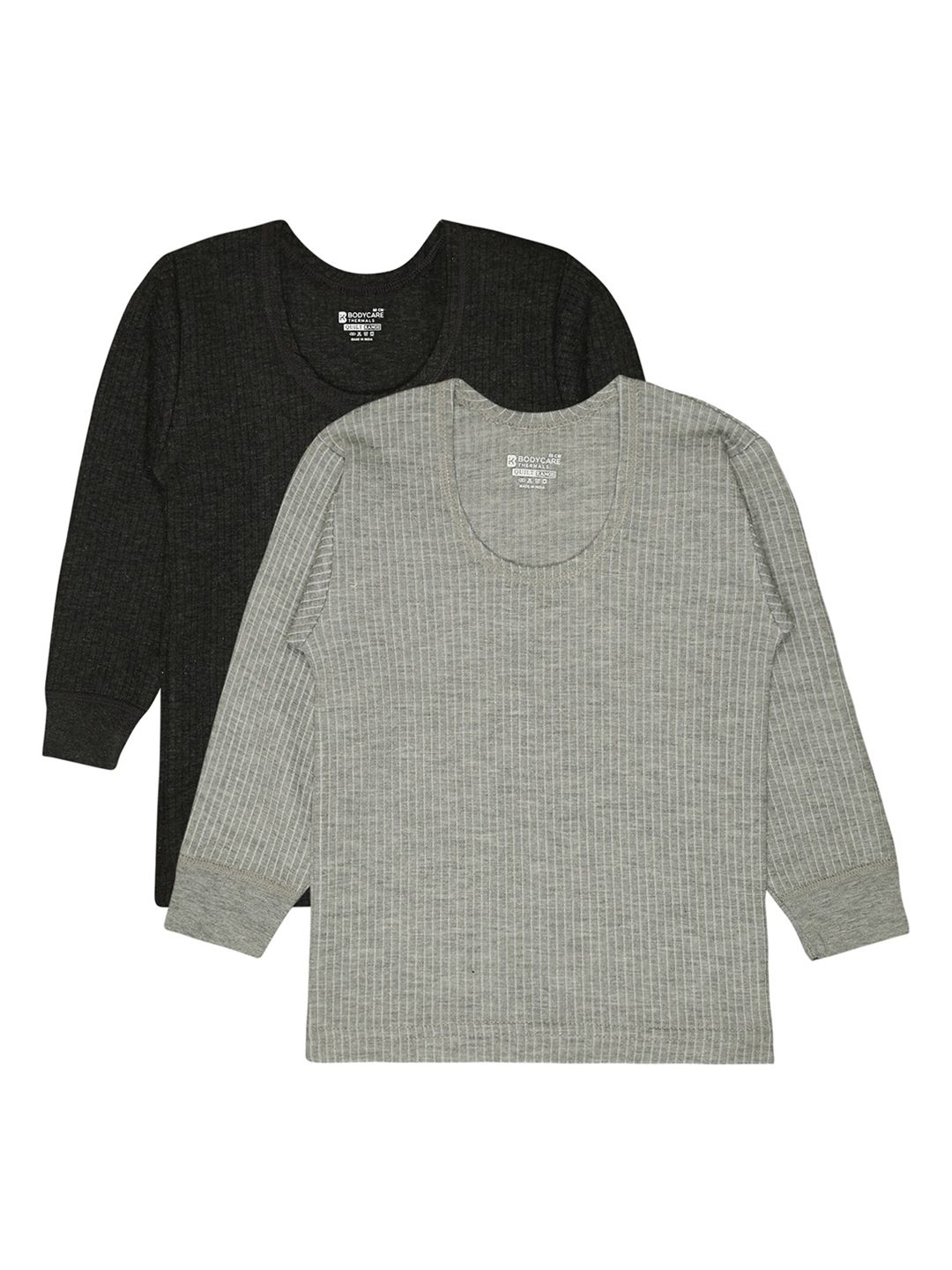 BODYCARE INSIDER Infants Pack Of 2 Ribbed Round Neck Thermal Tops-picture-37