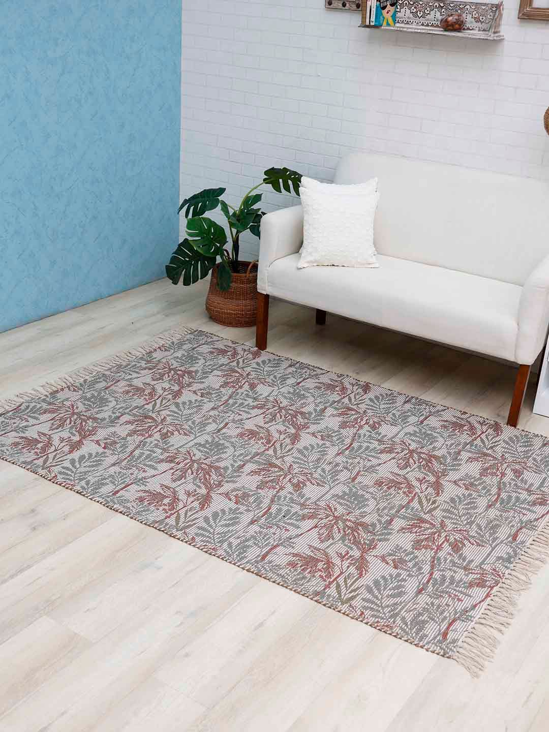 Ariana Beige Digital Printed Jute Dhurries-picture-12