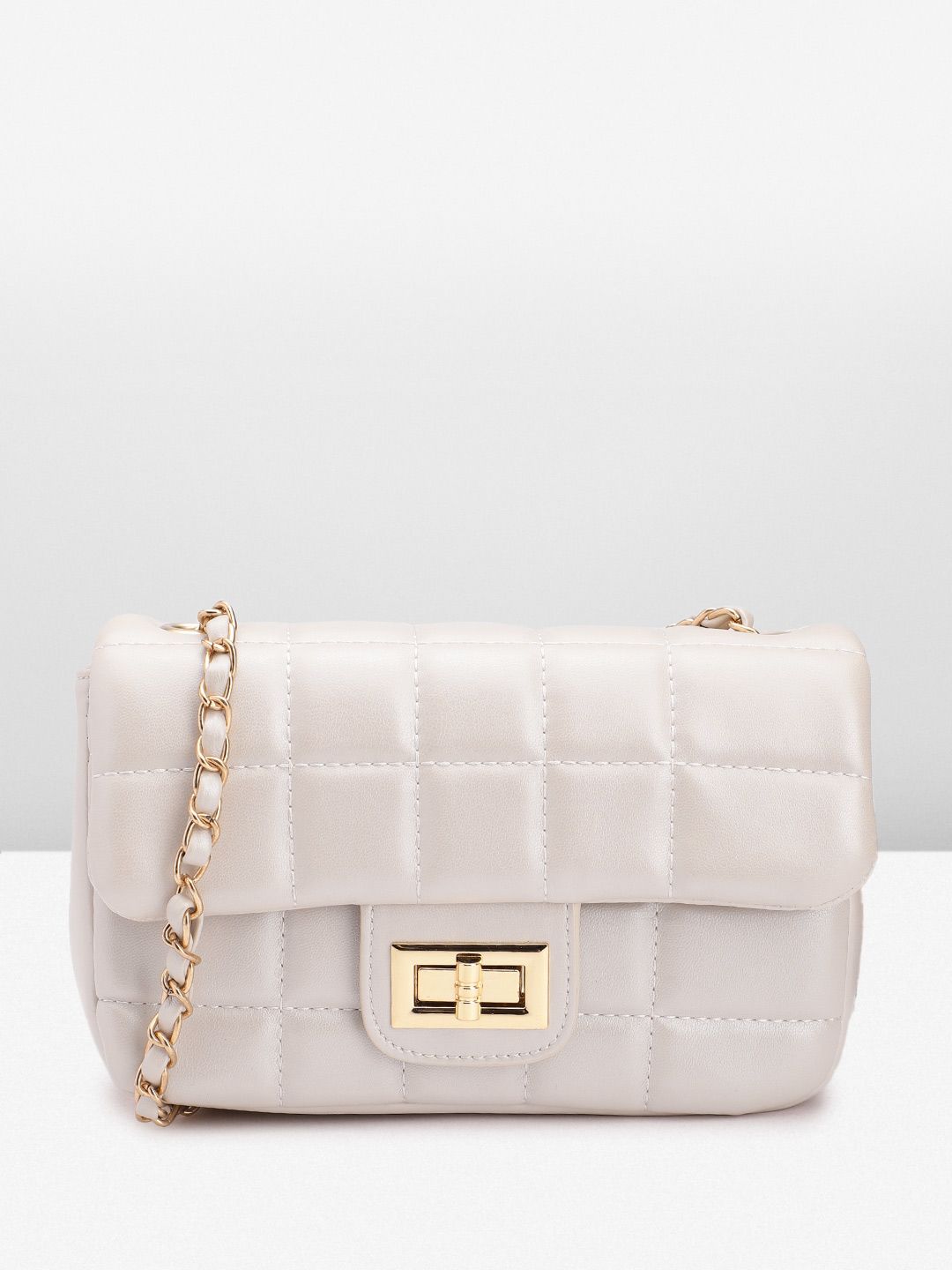 Lino Perros Quilted Structured Sling Bag-picture-15