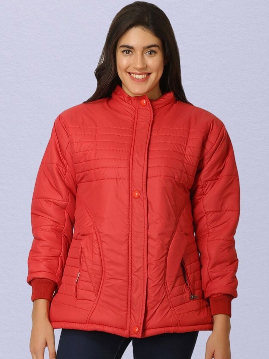 NUEVOSDAMAS Detachable Hooded Faux Fur Trim Longline Puffer Jacket-image-3