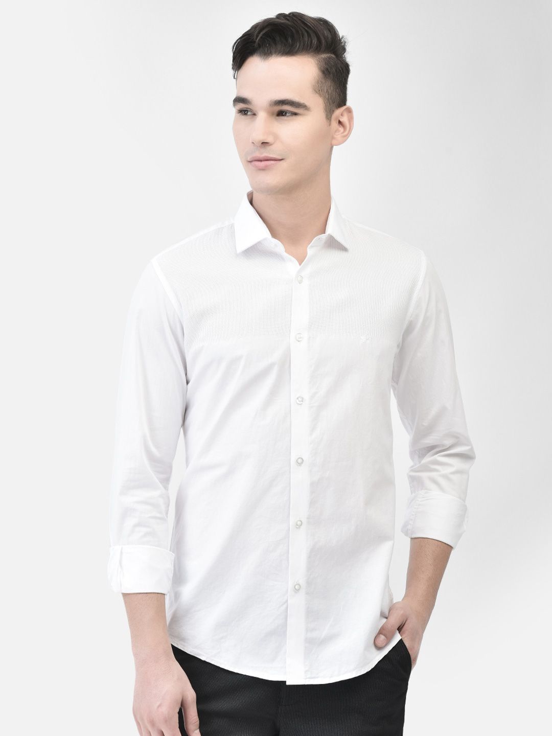 Crimsoune Club Pure Cotton Slim Fit Casual Shirt-picture-22