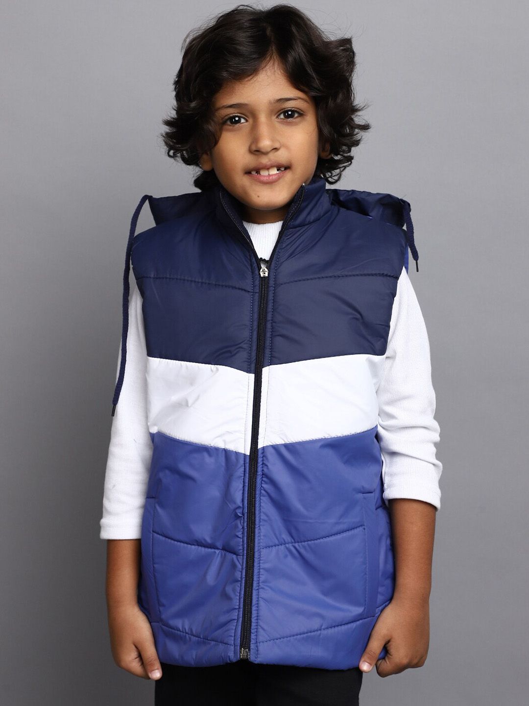 V-Mart Boys Colourblocked Lightweight Bomber Jacket-picture-12