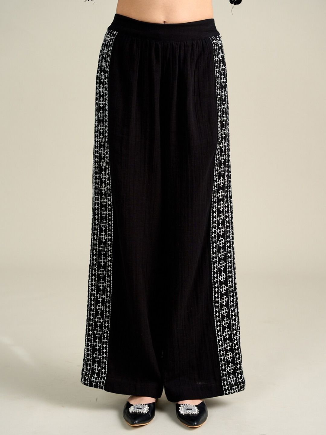 Style Island Ethnic Motifs Printed Cotton Palazzo-picture-34