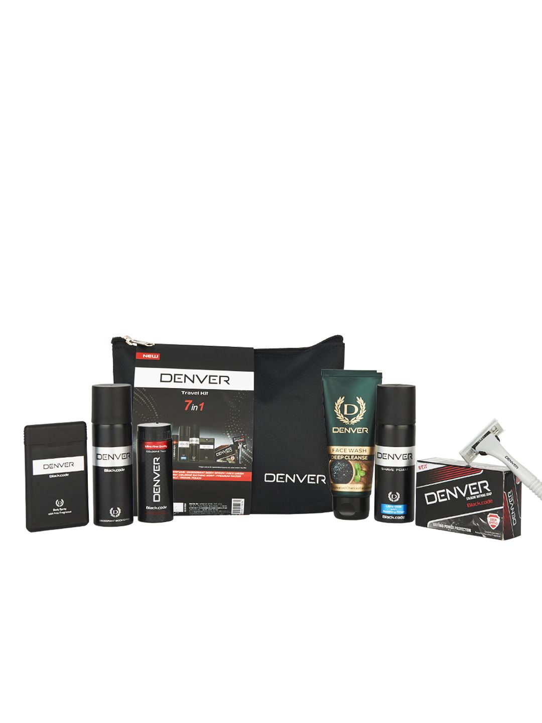 Denver 7-in-1 Blackcode Grooming Kit