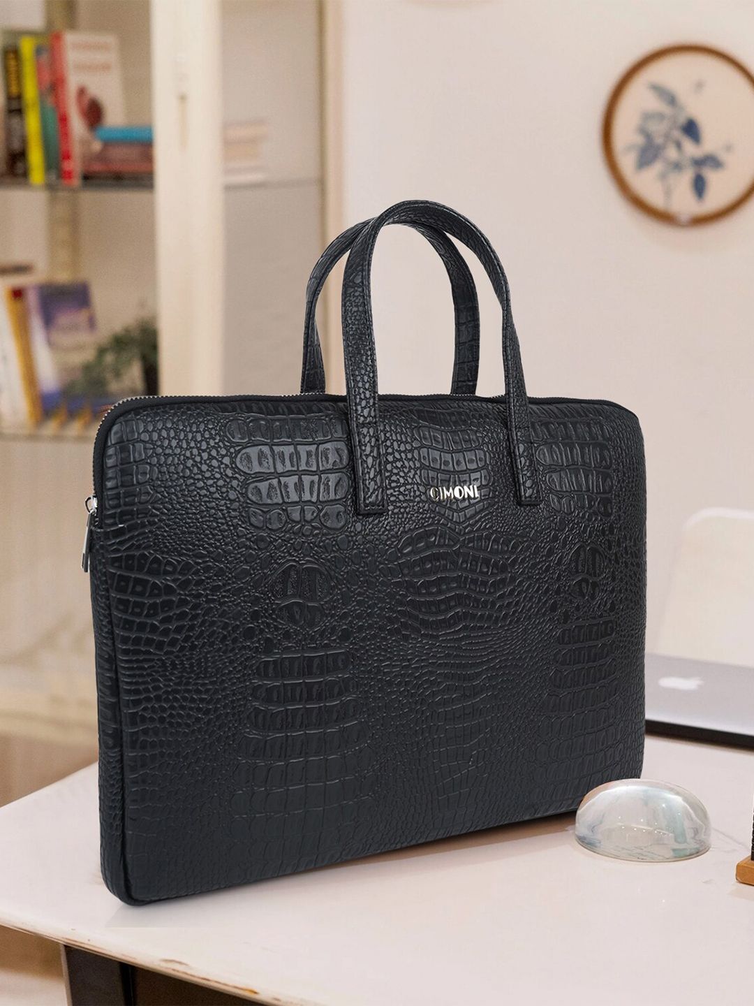 CIMONI Unisex Textured Laptop Bag-picture-43