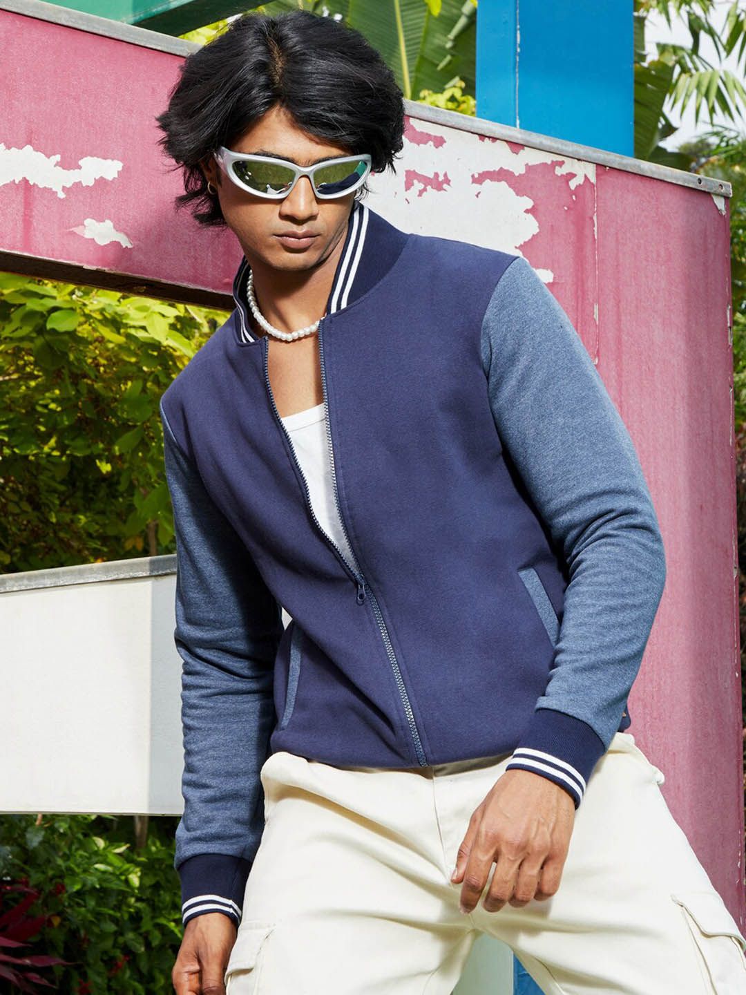Campus Sutra Windcheater Cotton Bomber Jacket-image-21