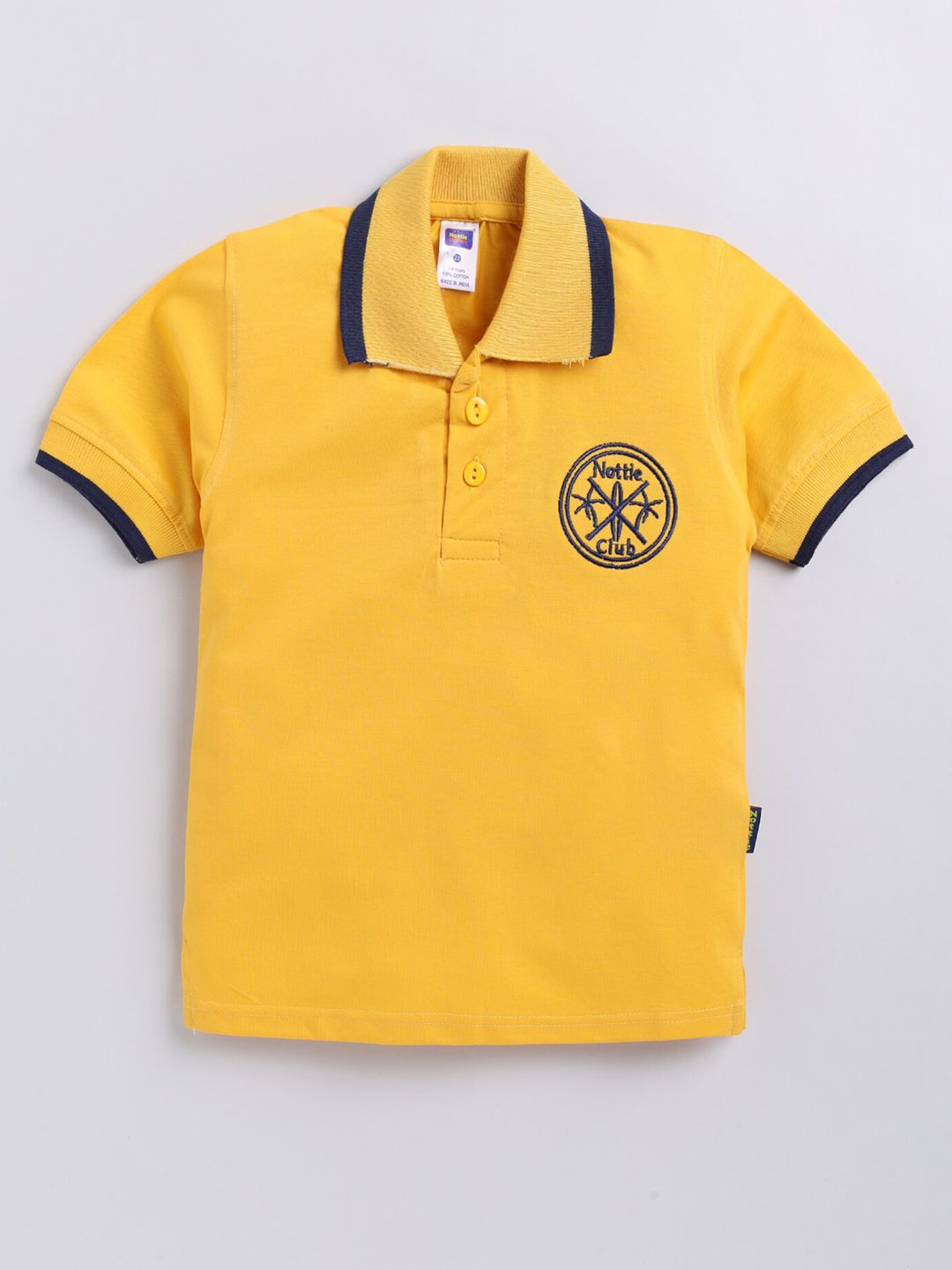 Nottie Planet Boys Graphic Embroidered Detail Polo Collar T-shirt-picture-32