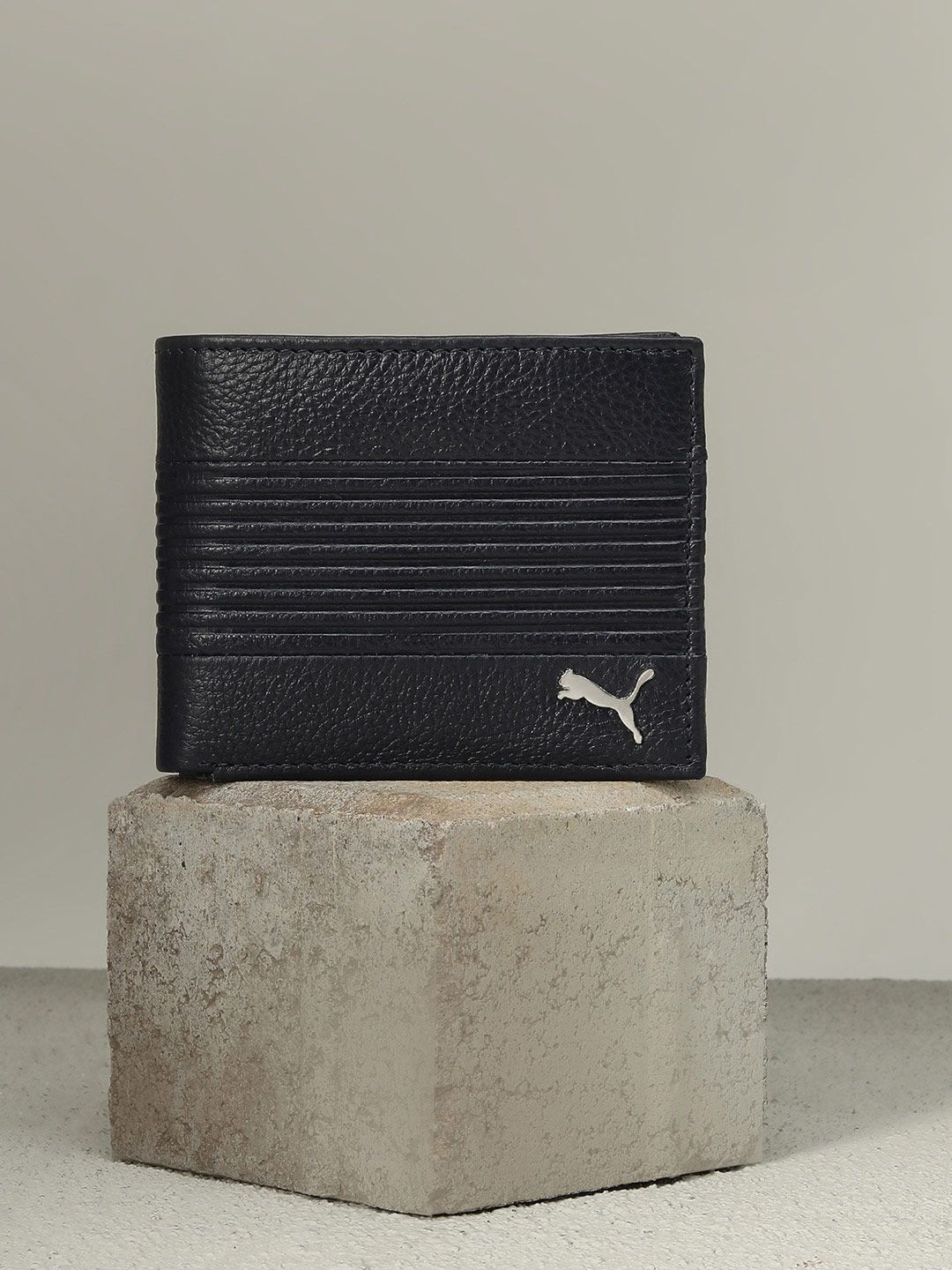 Puma Textured Leather Wallets