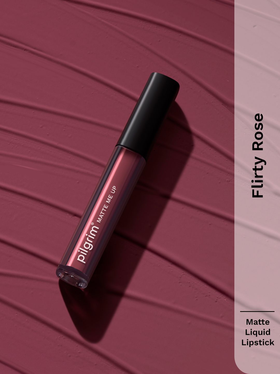 Pilgrim Matte Me Up Long Lasting Liquid Lipstick - 3ml - Flirty Rose - 08-picture-29