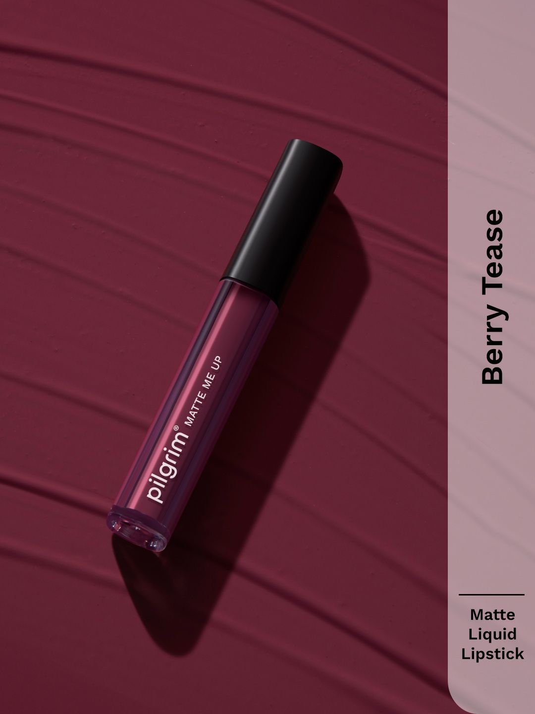 Pilgrim Matte Me Up Long Lasting Liquid Lipstick - 3ml - Berry Tease - 02-image-32