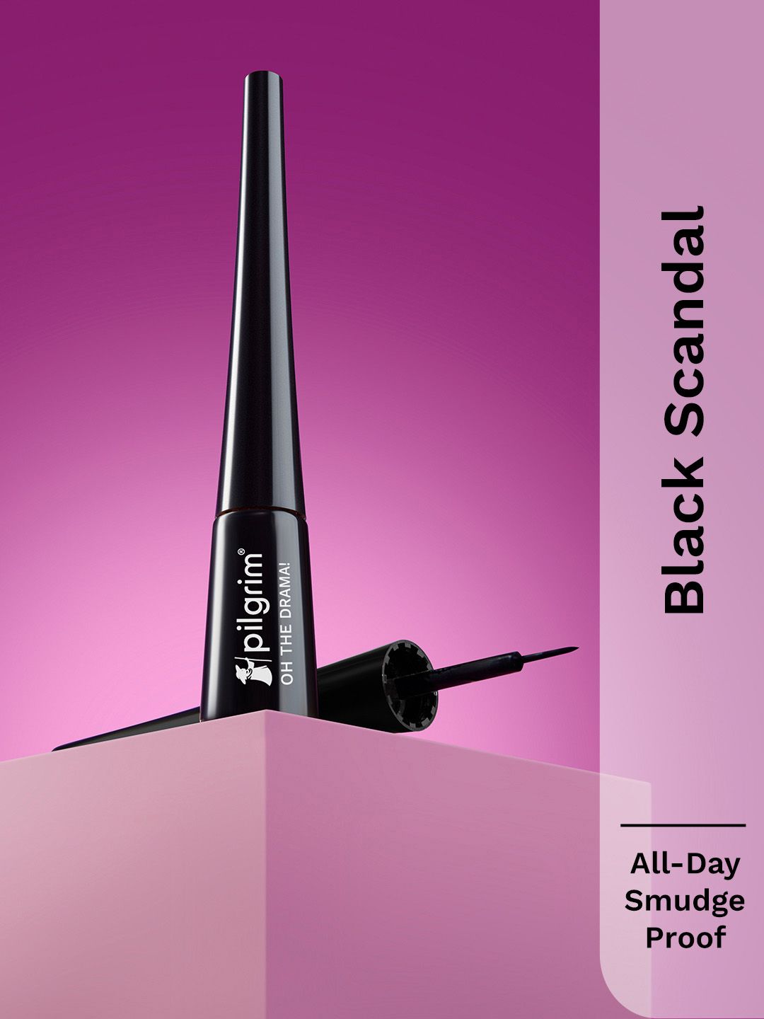 Pilgrim Oh The Drama Long Lasting Intense Eyeliner - 3.5ml - Black Scandal 01-picture-19