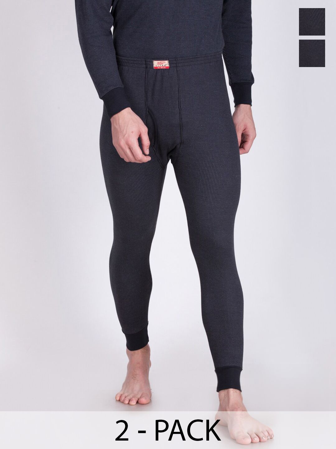 Dollar Ultra Men Pack Of 2 Cotton Thermal Bottoms-picture-27