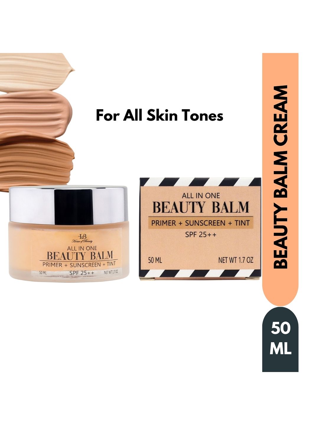 House of Beauty All In One BB Cream Primer Sunscreen & Tint SPF 25++ - 50ml-picture-23