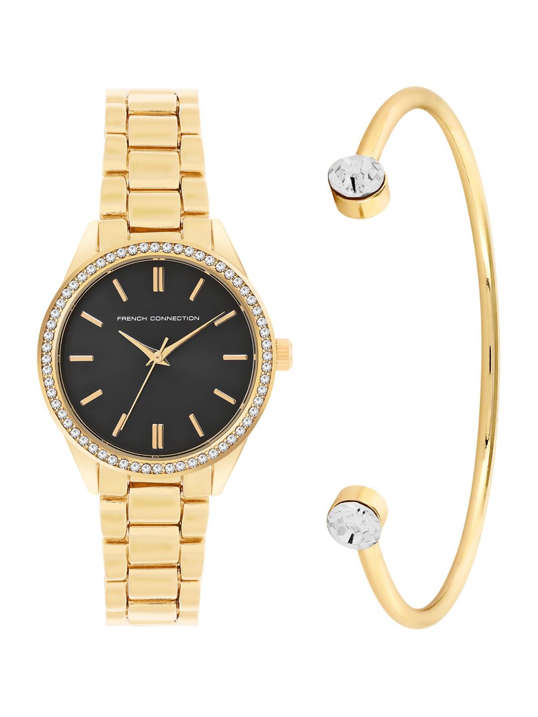 French Connection Women Watch Gift Set FCW07GM-B