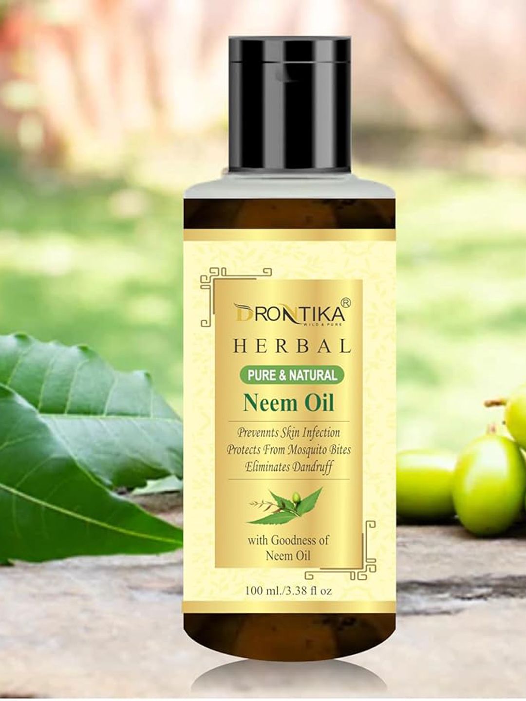 DRONTIKA Herbal Neem Oil For Acne - 100ml-picture-8