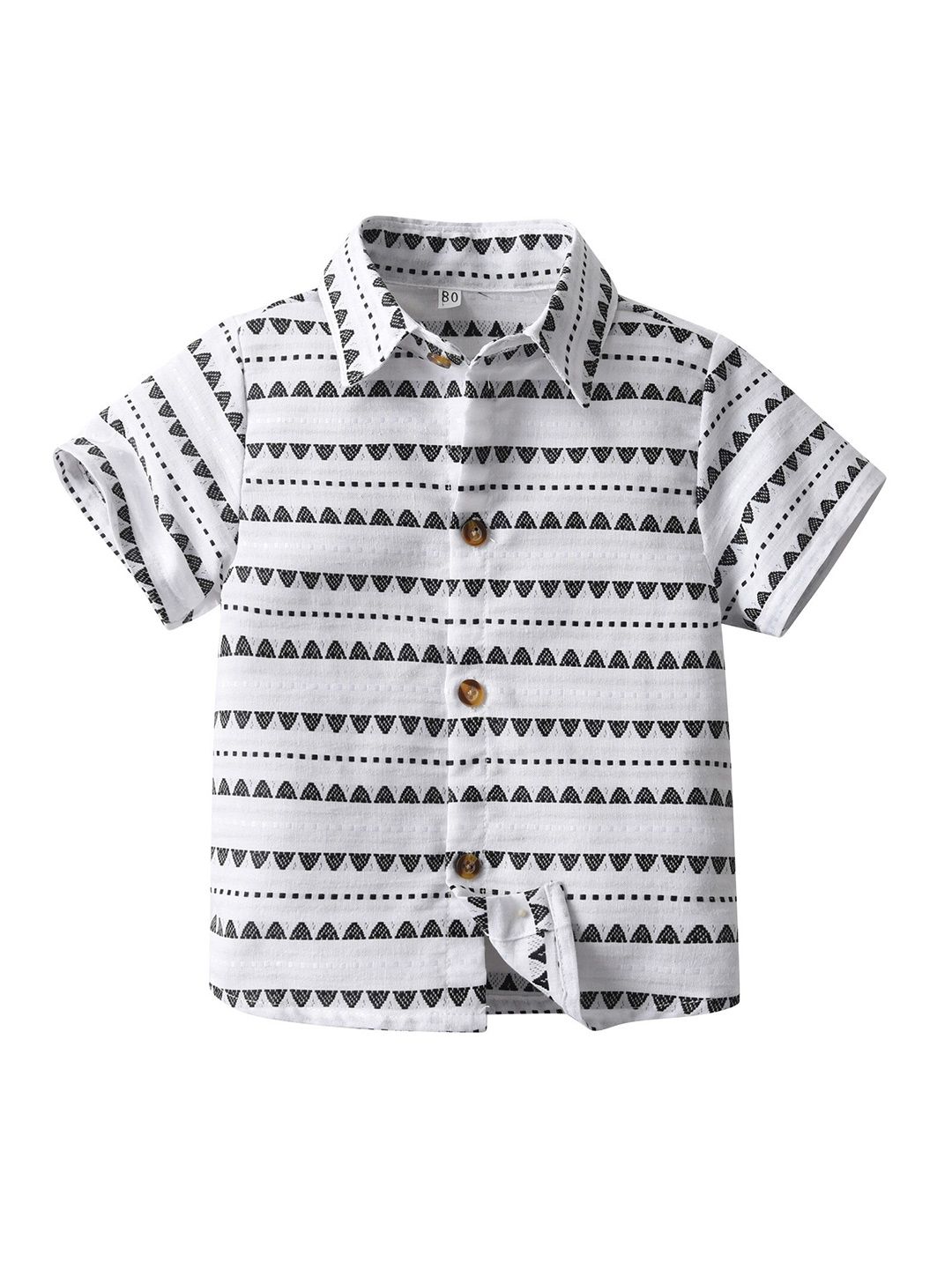 StyleCast Boys Grey Geometric Printed Casual Shirt-picture-37