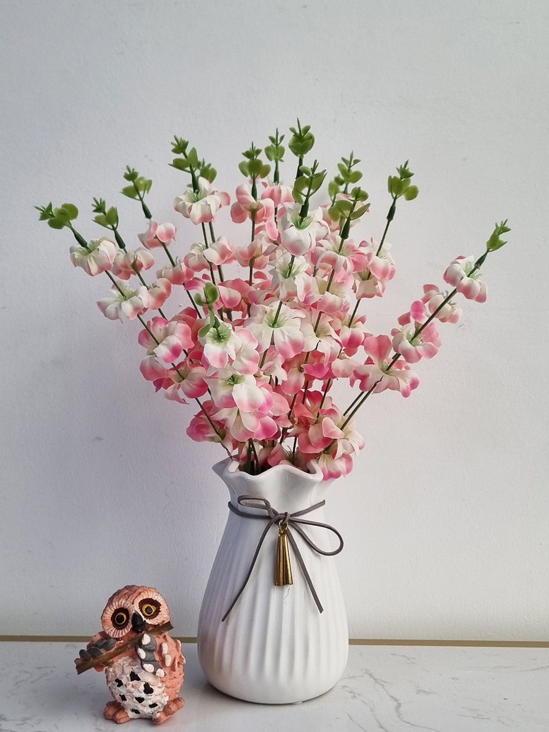 Art Street Pink Cherry Blossom Flower Stem