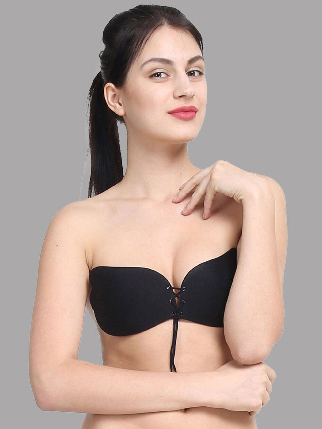 VAGHBHATT Strapless Half Coverage Push up Bra
