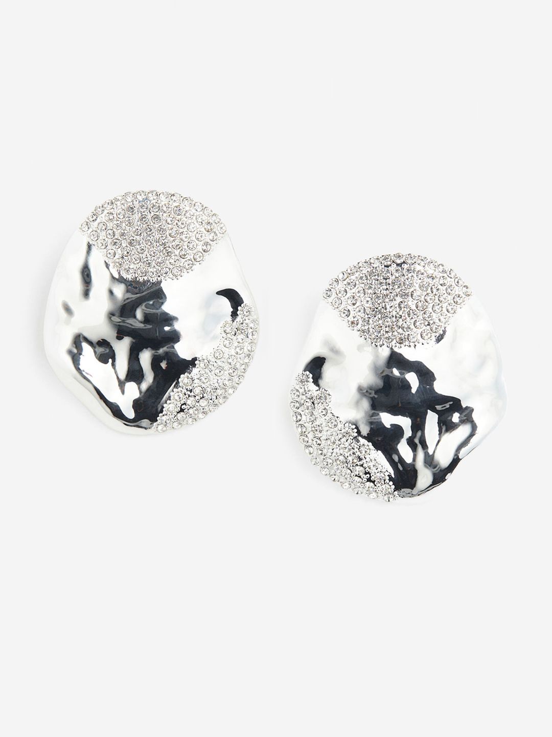 H&M Rhinestone Embellished Earrings-picture-46