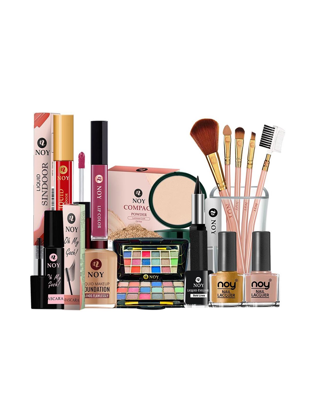 NOY Set Of 15 Bliss Makeup Combo - Perfect Gift Of Beauty Essentials - 602-image-35