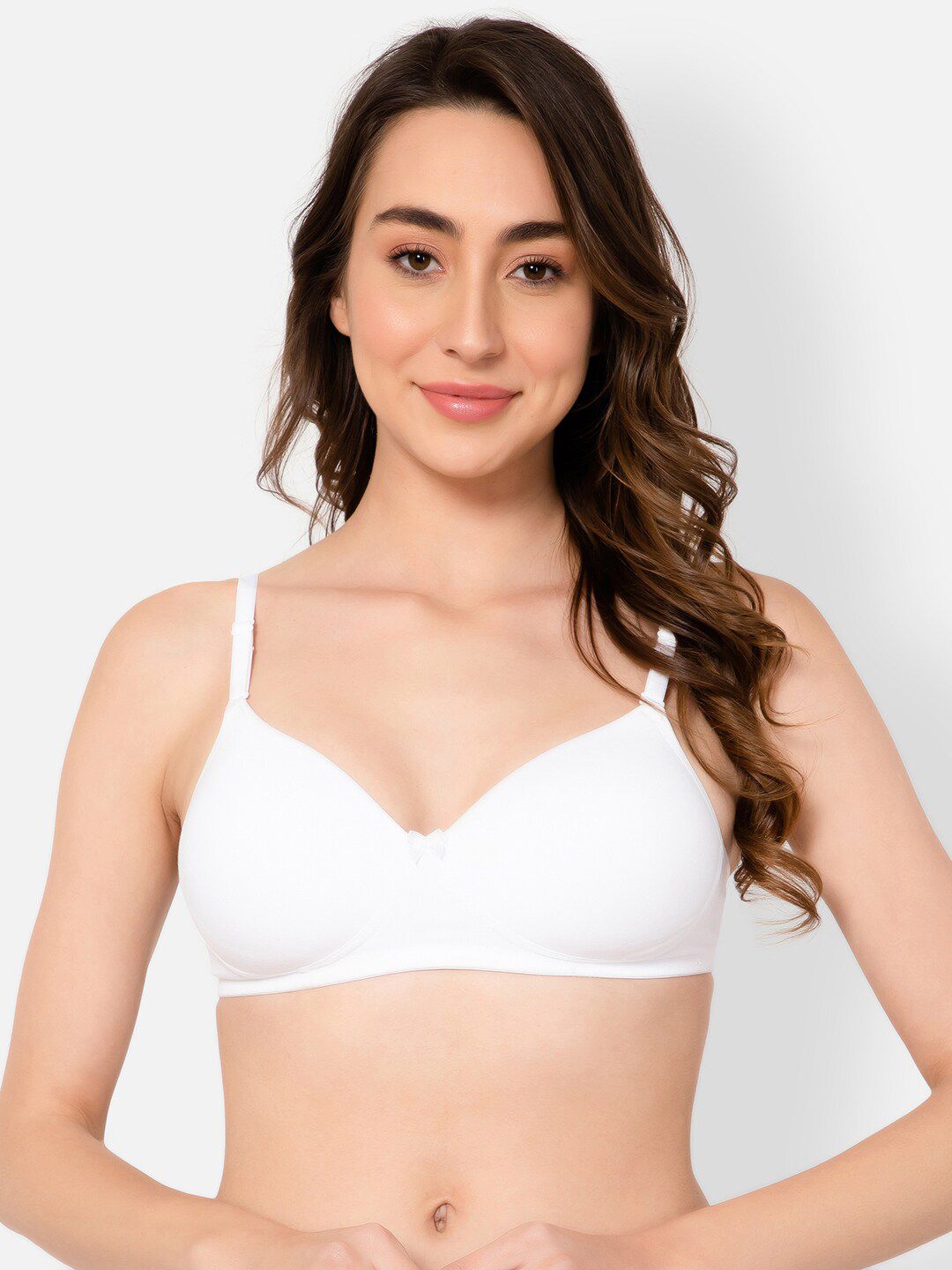 Clovia Lightly Padded Full Coverage All Day Comfort Seamless Cotton T-shirt Bra-picture-19