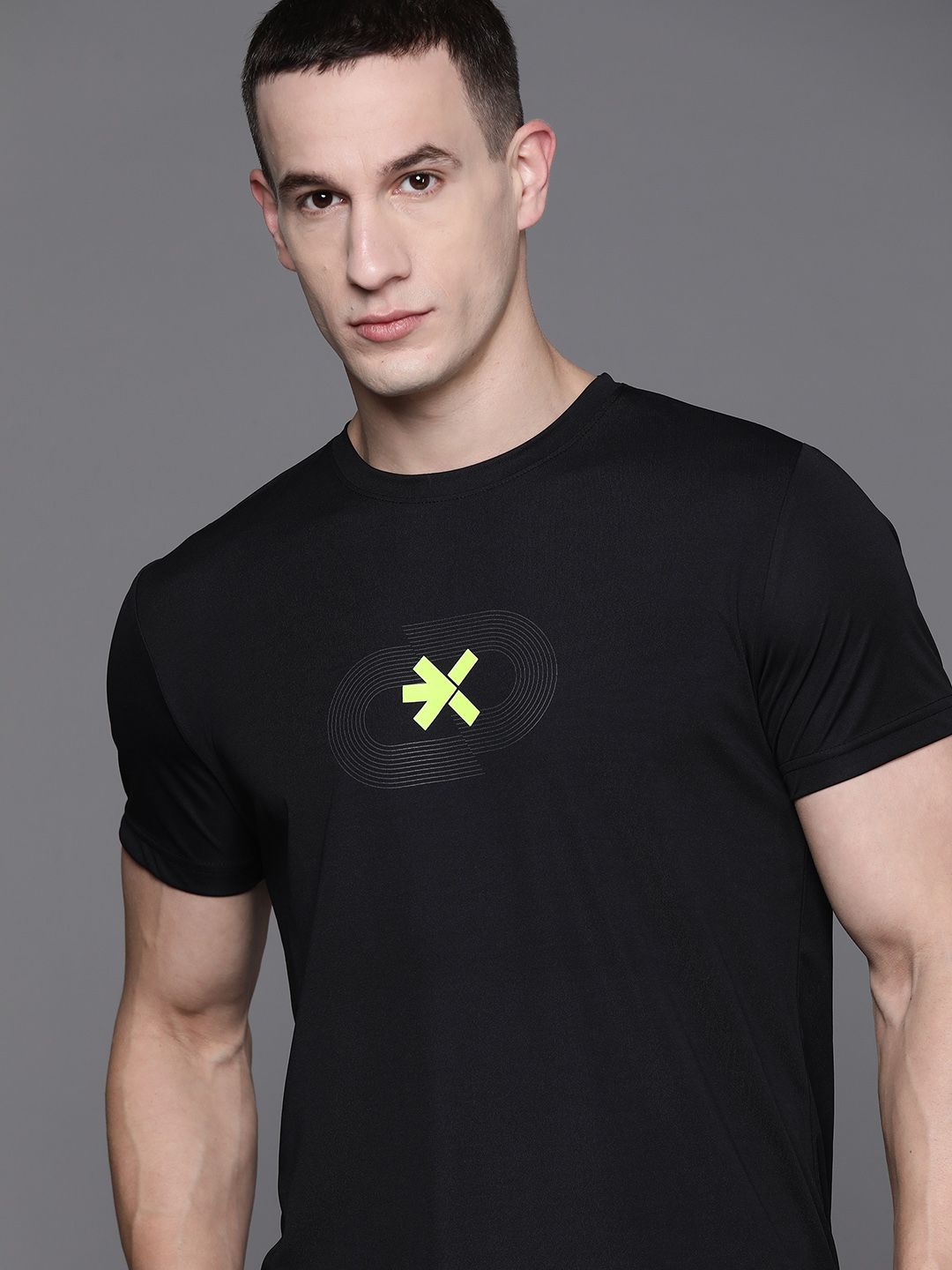 HRX by Hrithik Roshan Printed Rapid-Dry Running T-shirt