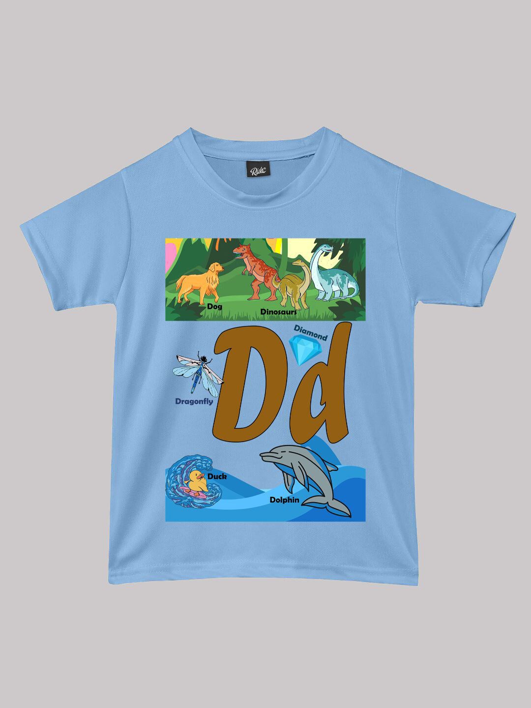 RISH Boys Alphabet D Printed  T-shirt-picture-26
