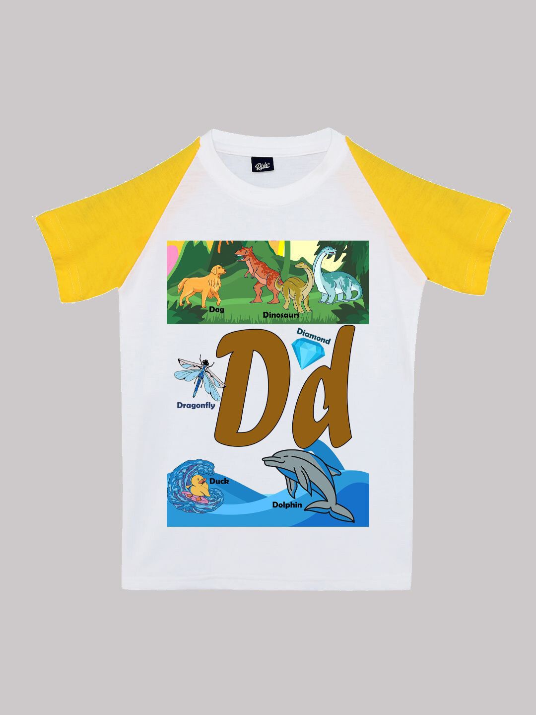 RISH Boys Graphic Printed Cotton Raglan Sleeves T-Shirt-picture-11