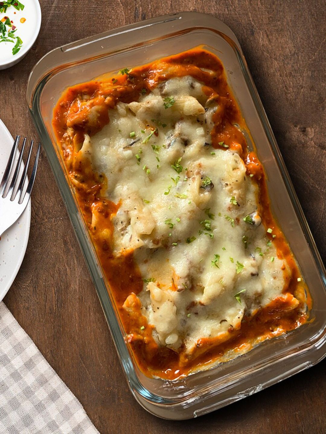 Allo Transparent 2 Pcs Glass Dishwasher Safe Rectangular Baking Dish 1 L, 1.6 L-picture-15