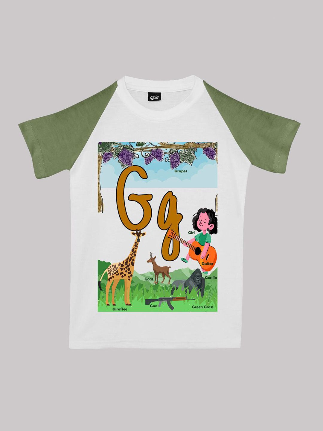 RISH Boys Graphic Printed Short Sleeves Regular Fit Cotton T-shirt-picture-19