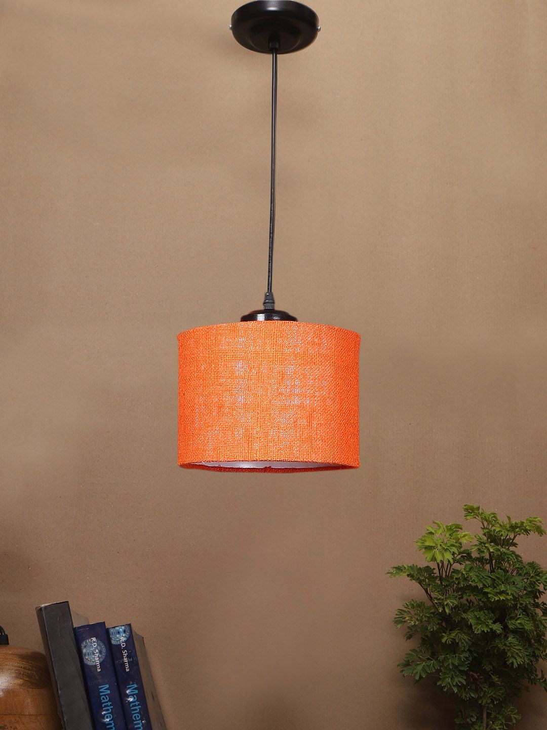 Devansh Orange Textured Ceiling Lamp-picture-11