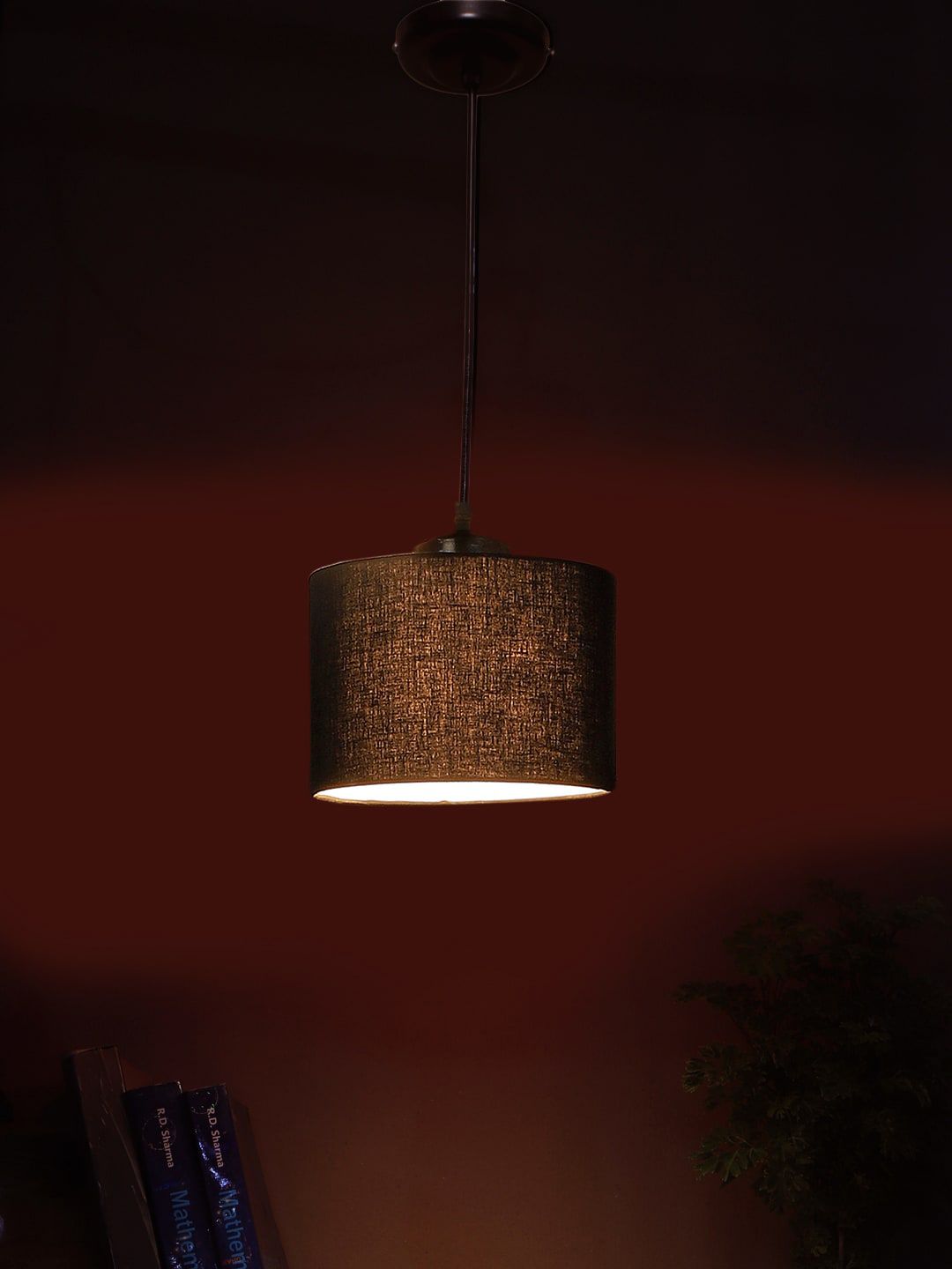 Devansh Black Textured Ceiling Lamp-picture-21