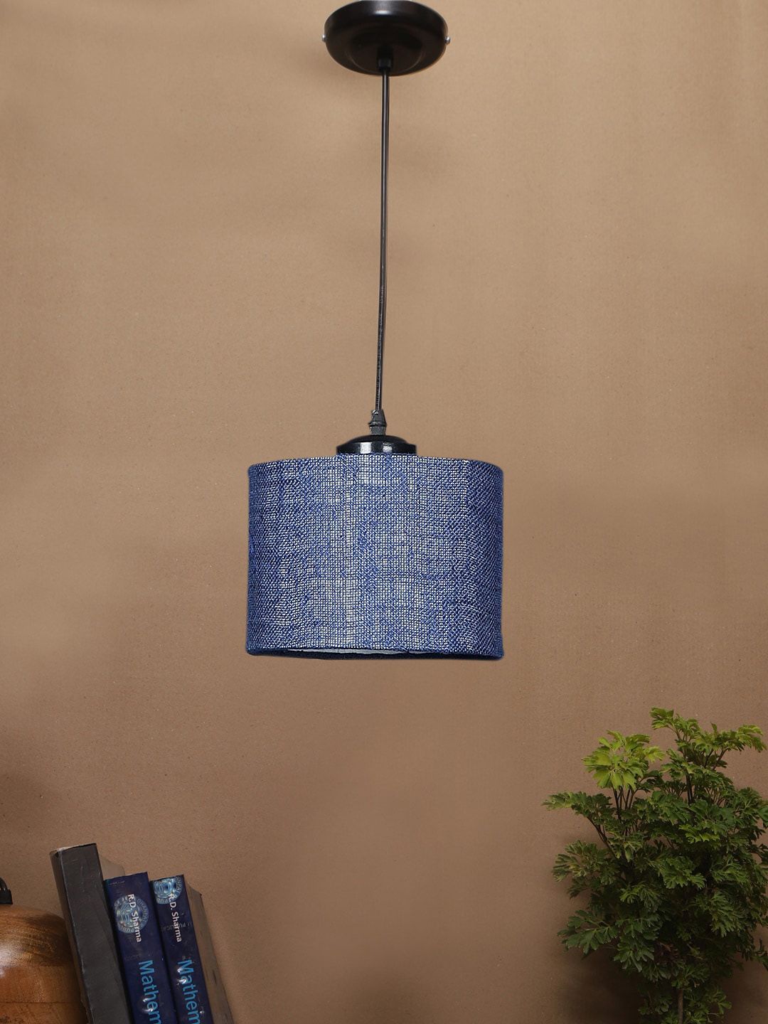Devansh Blue Textured Ceiling Lamp-image-22