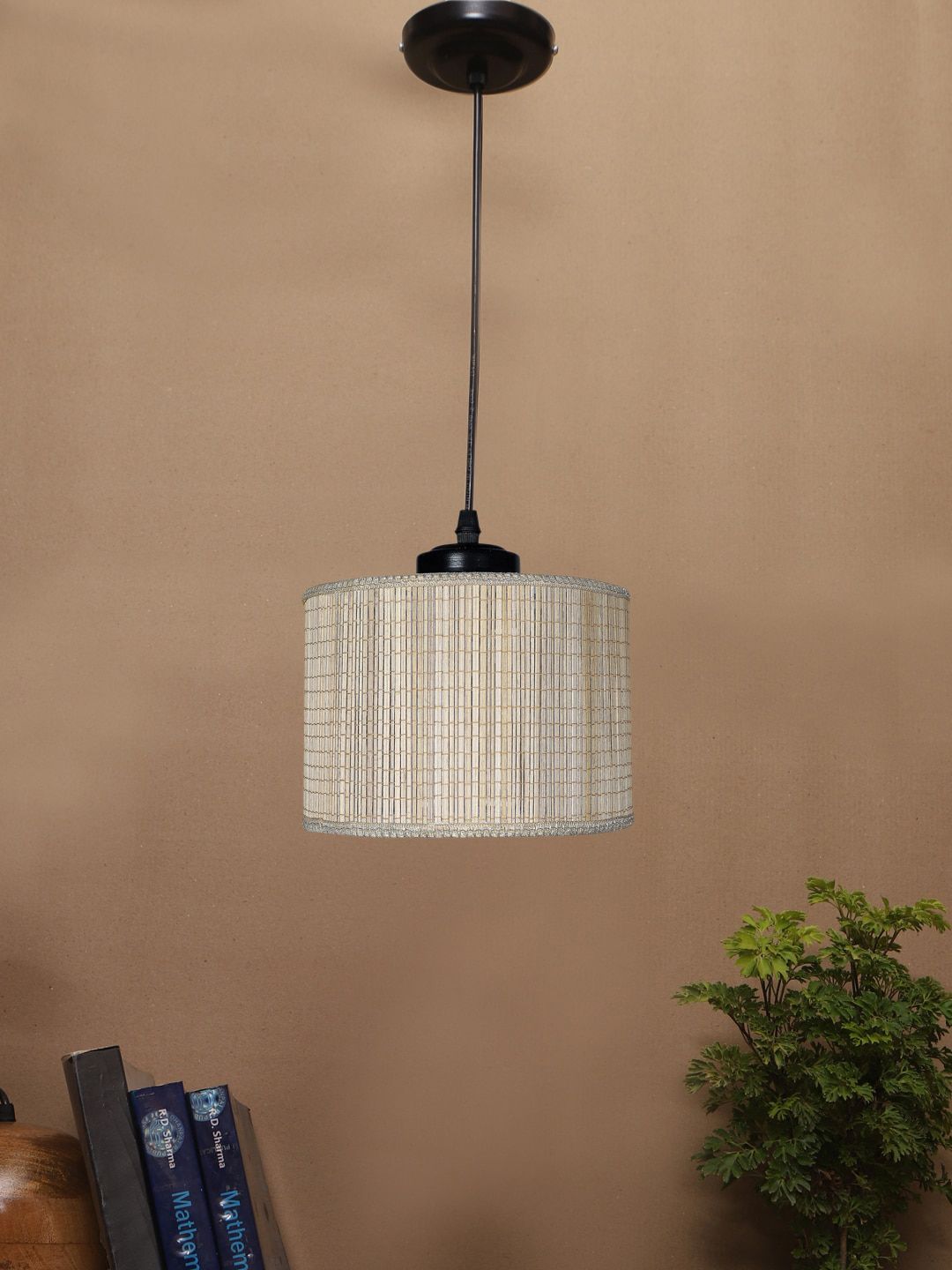 Devansh Beige Textured Ceiling Lamp-image-45