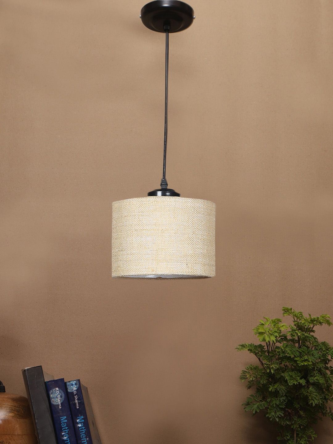 Devansh Beige Textured Ceiling Lamp-image-44